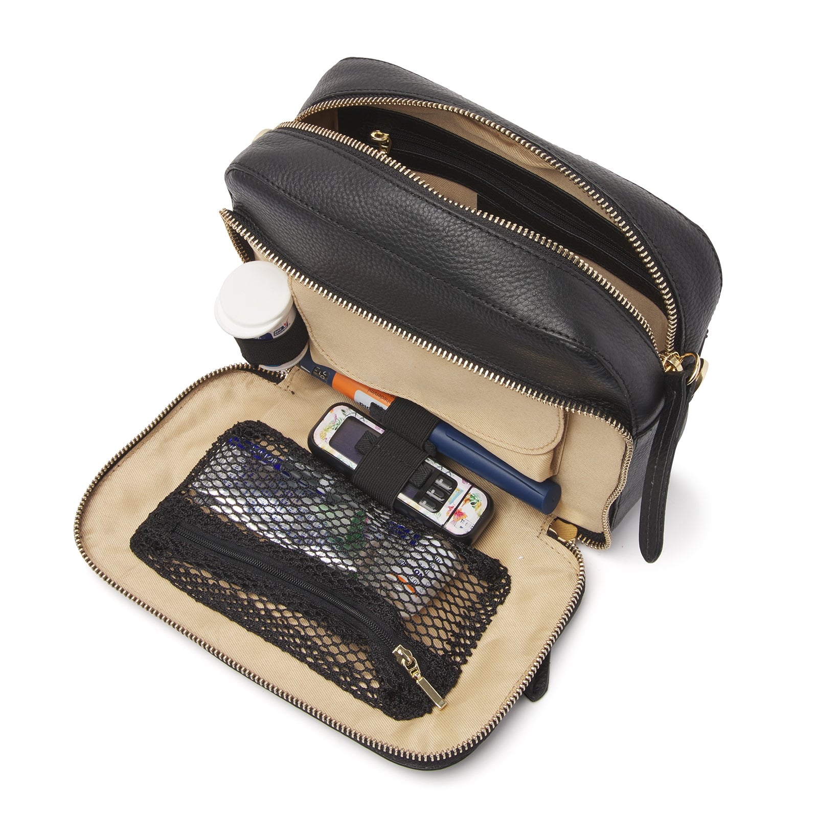 Diabetes schoudertas Emily veilige organiser