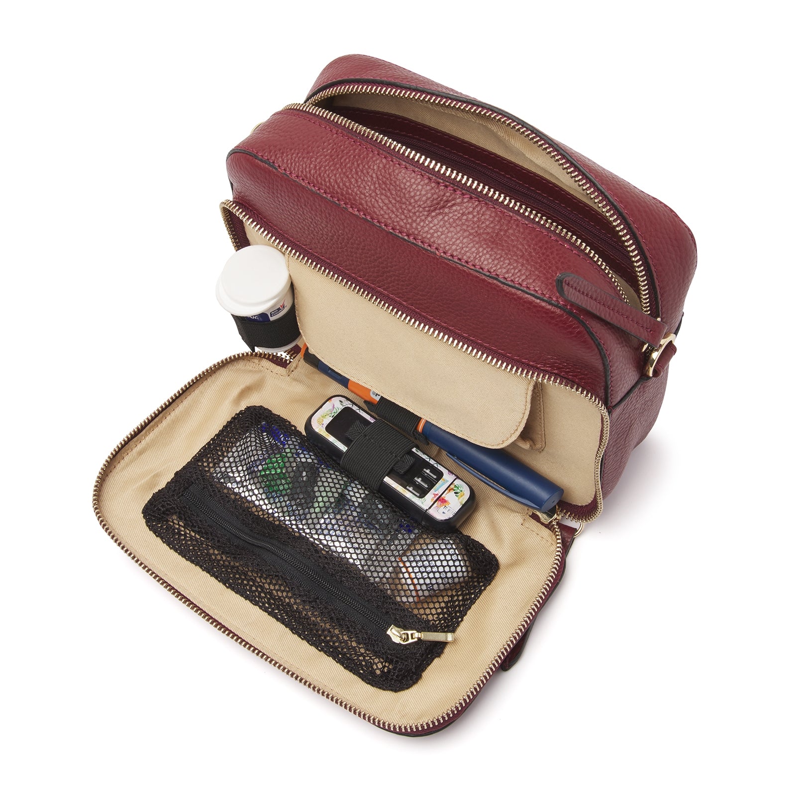 Diabetes schoudertas Emily veilige organiser