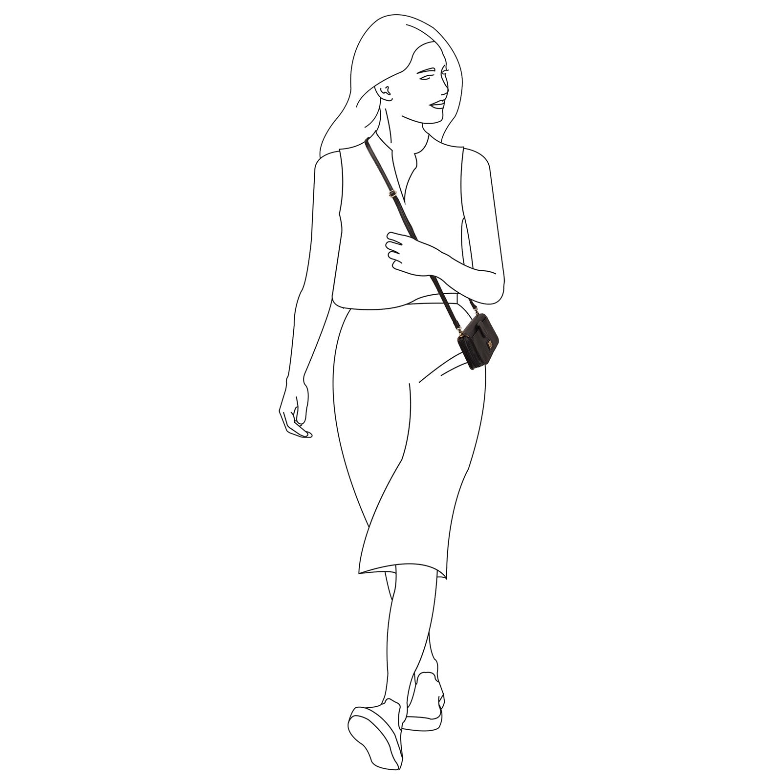 Diabetes schoudertas Indy overzichtelijke tas