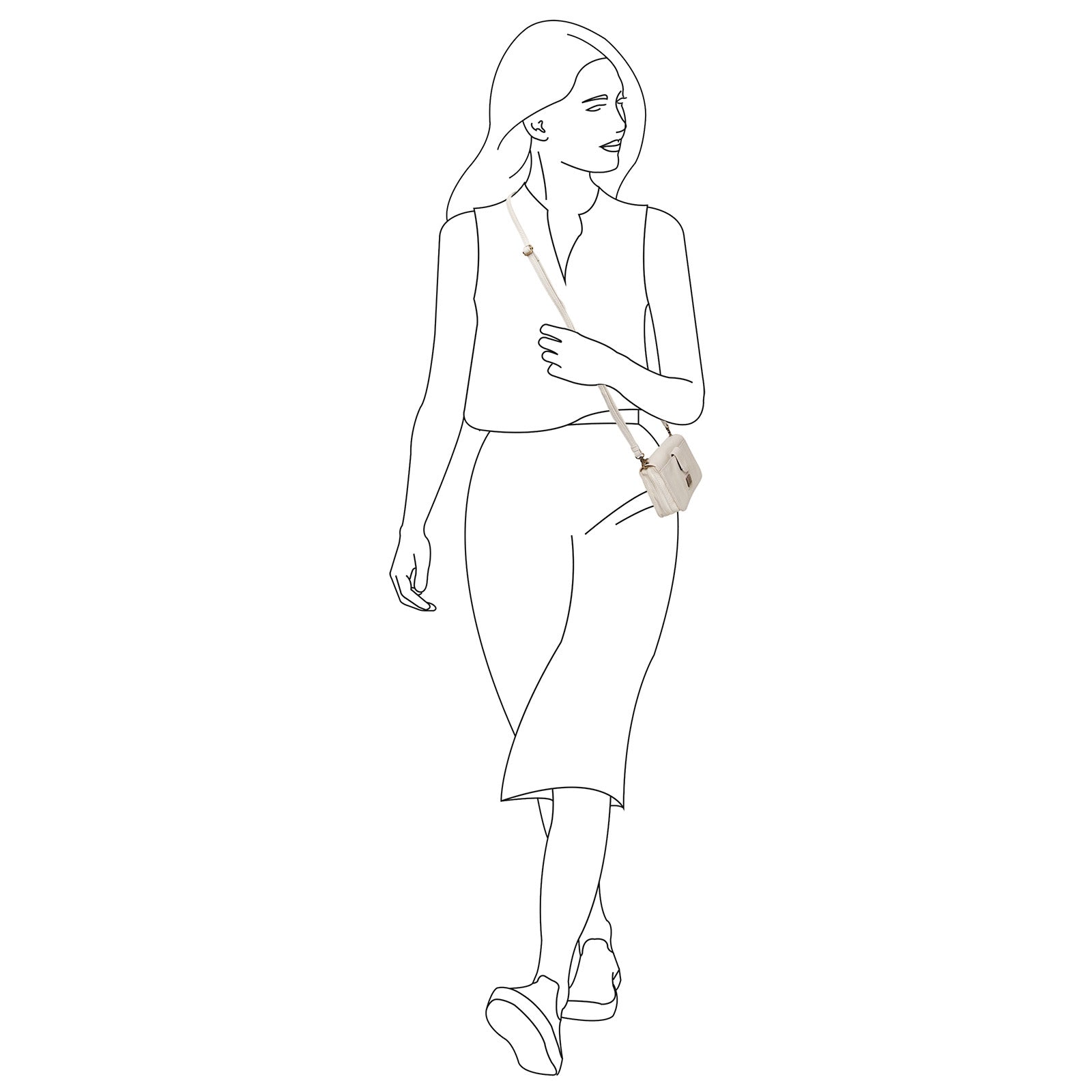 Diabetes schoudertas Indy overzichtelijke tas