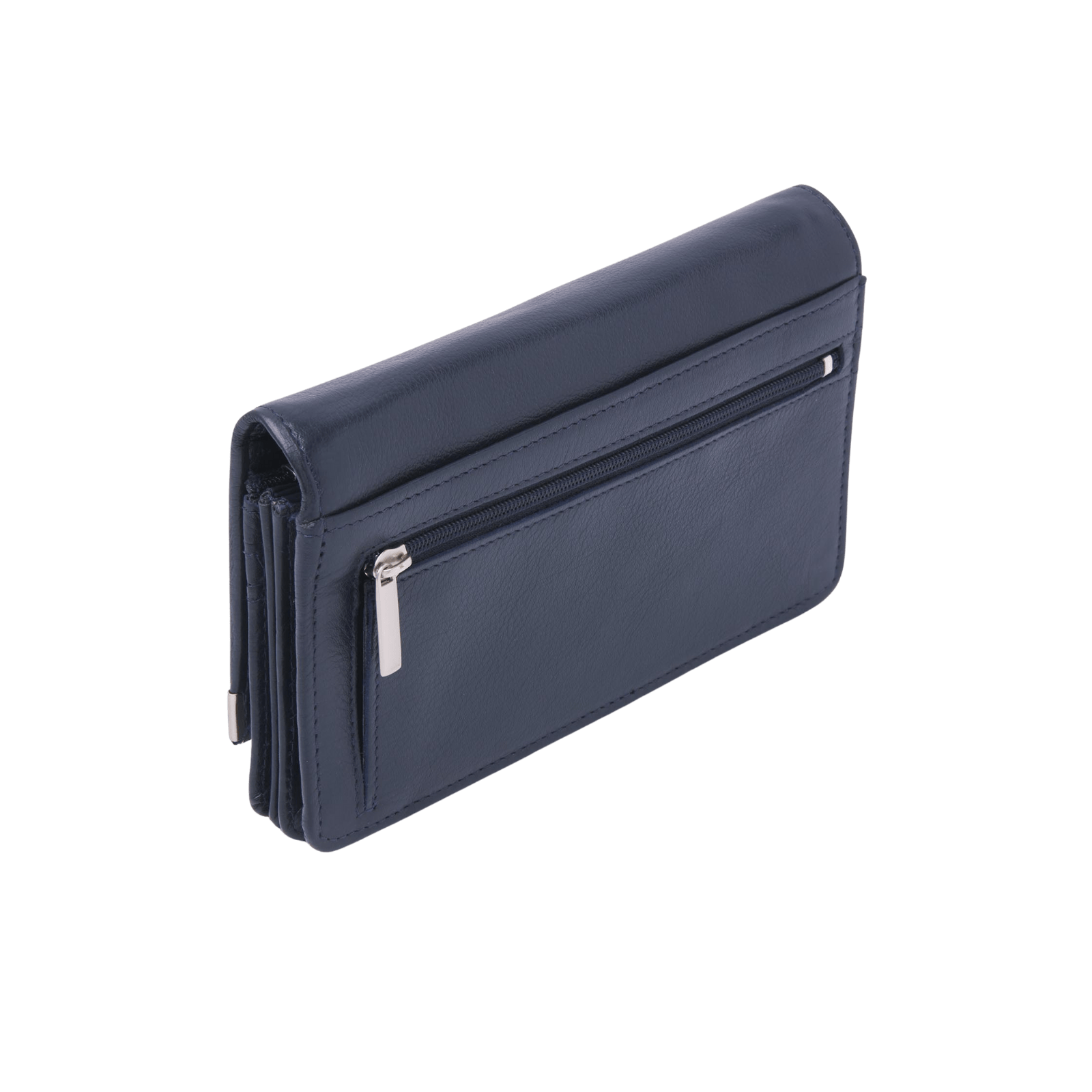 Ruime Damesportemonnee met RFID Bescherming en Overslagfunctie