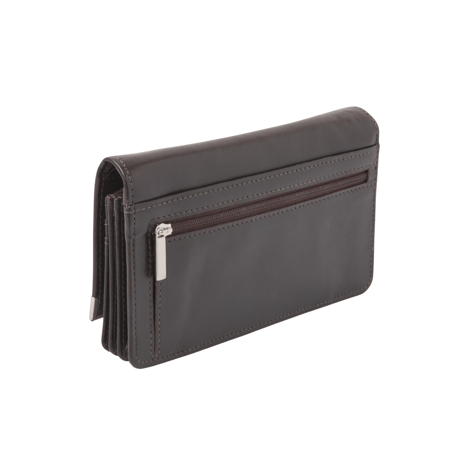 Ruime Damesportemonnee met RFID Bescherming en Overslagfunctie