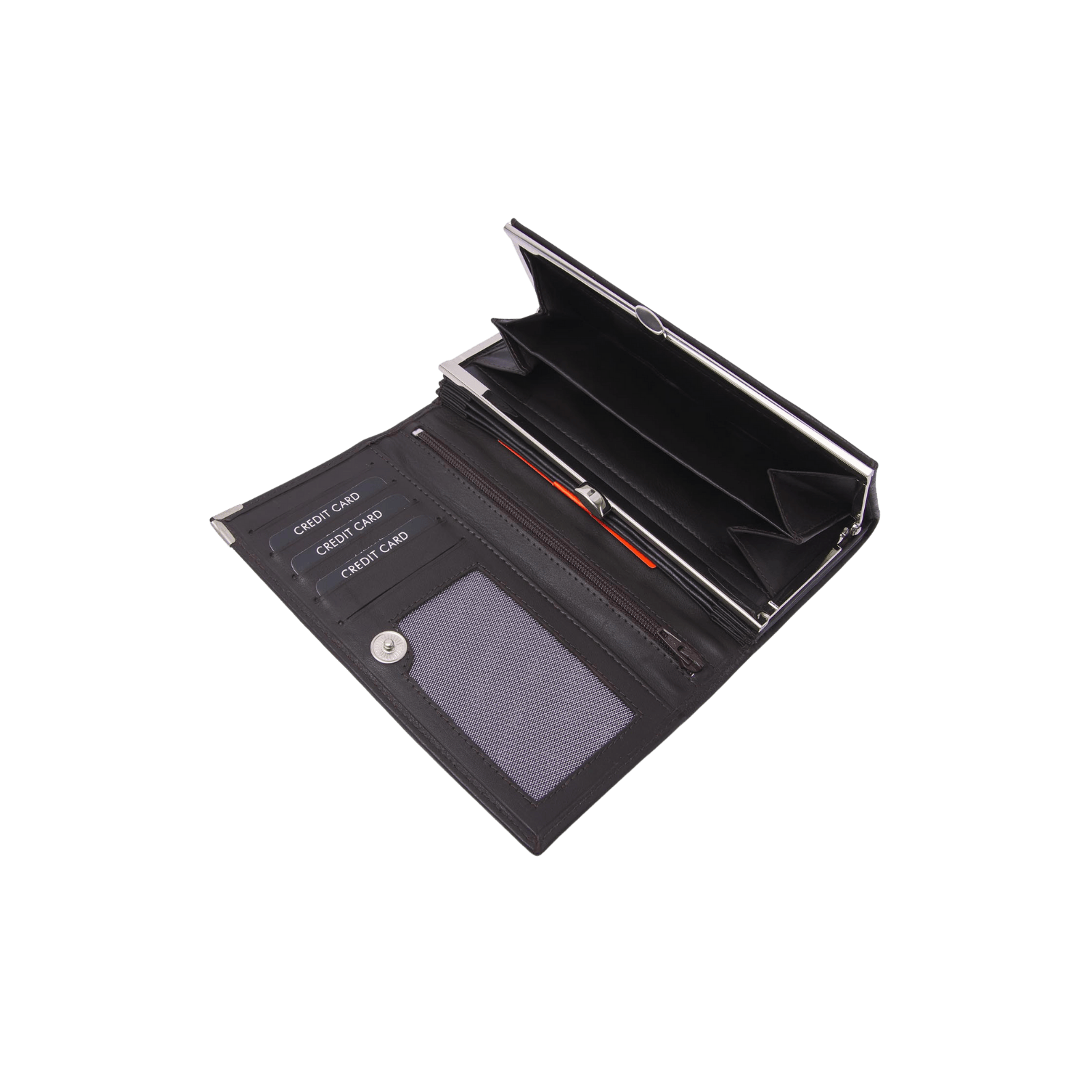 Damesportemonnee voor pasjes, briefgeld en RFID bescherming