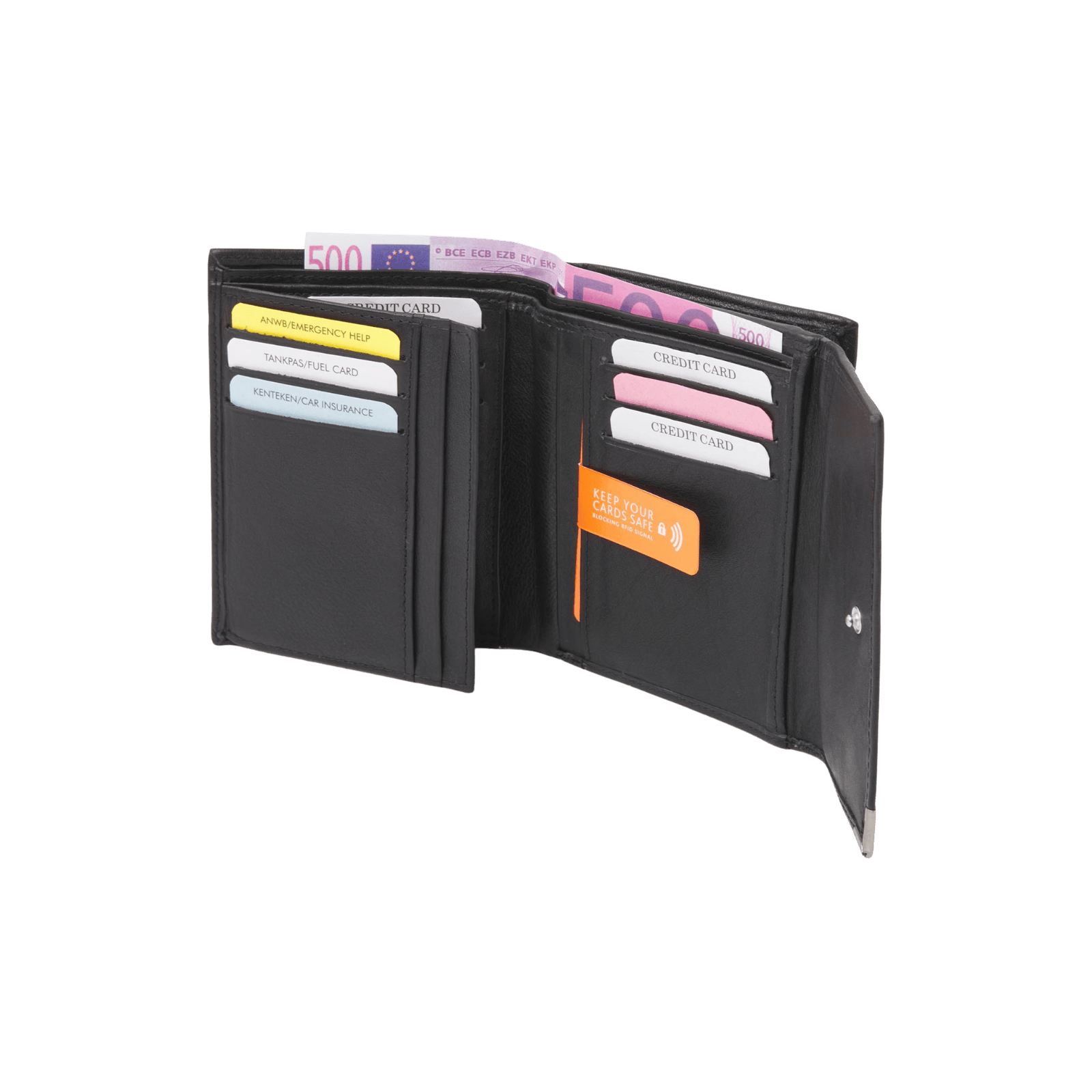 Compact Women's Wallet with Zipper, Multifunctional and Stylish