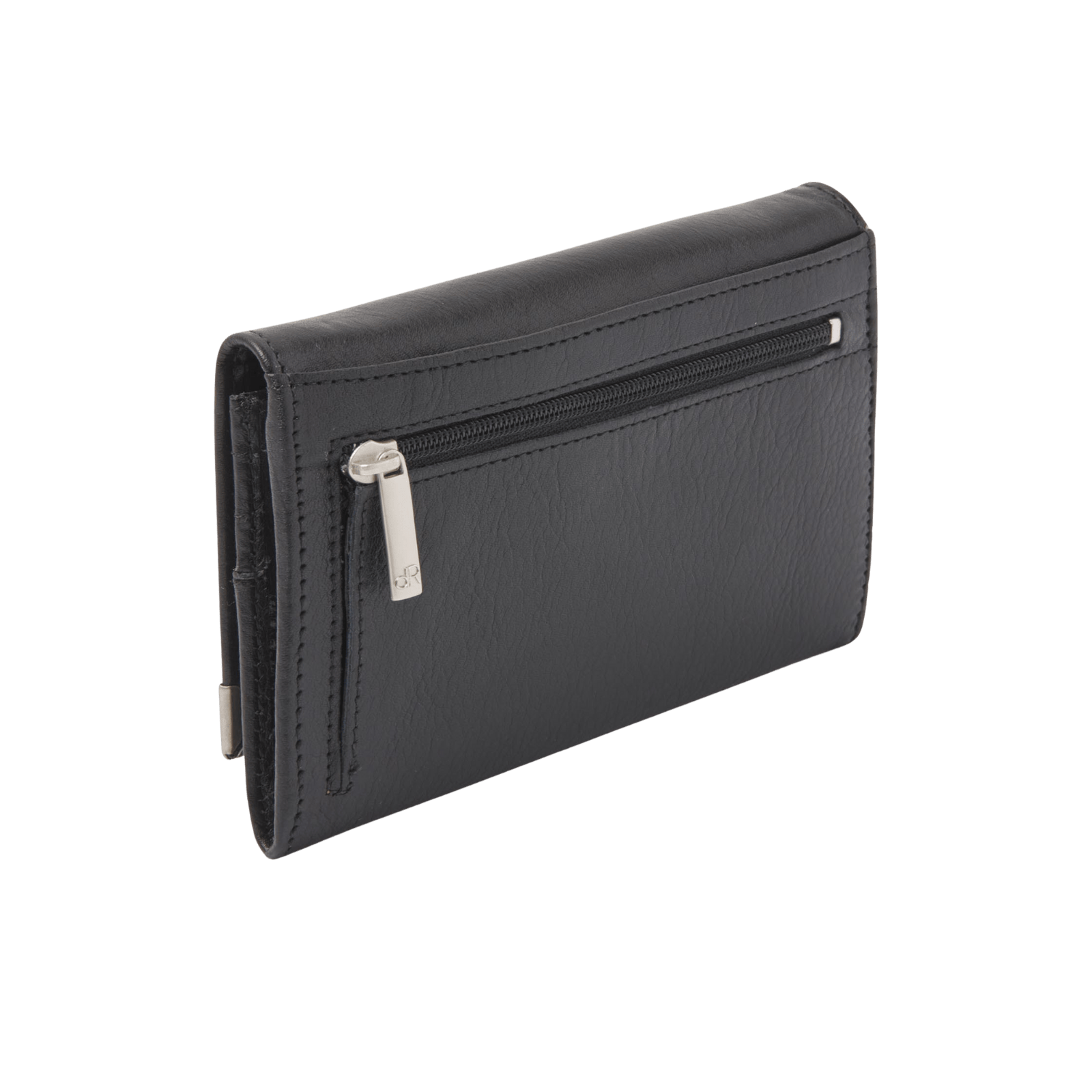 Damesportemonnee met RFID bescherming, overslag en 15 opbergvakjes