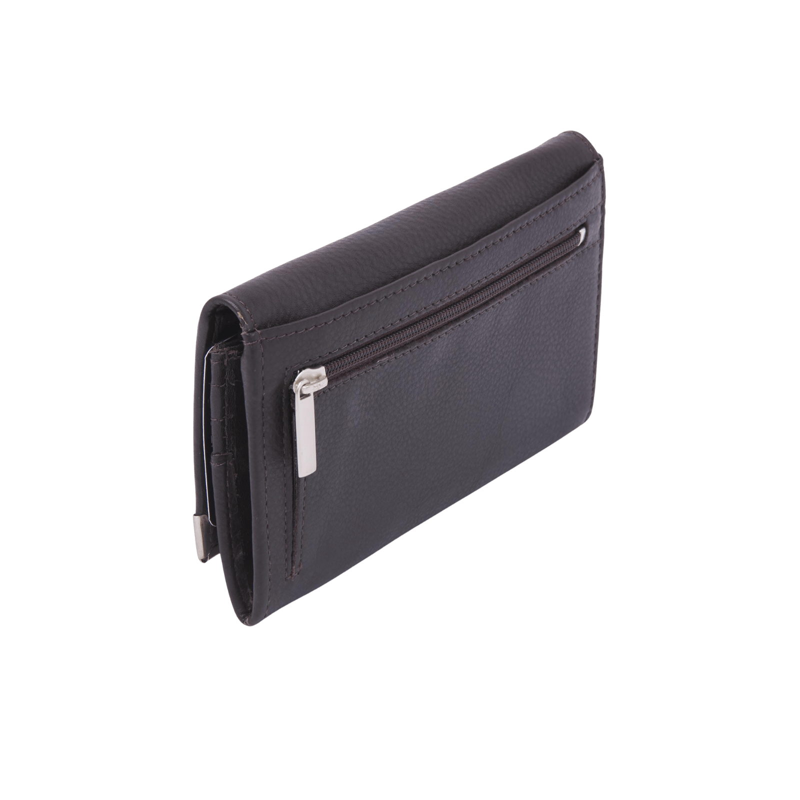 Damesportemonnee met RFID bescherming, overslag en 15 opbergvakjes