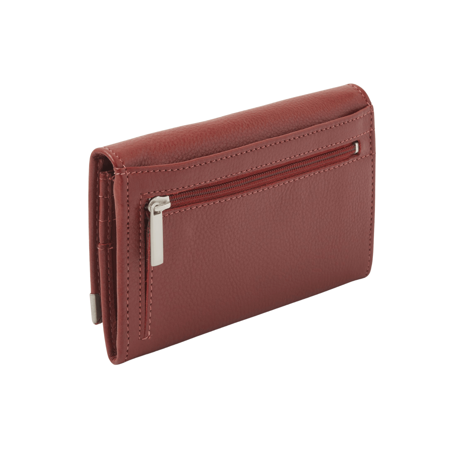 Damesportemonnee met RFID bescherming, overslag en 15 opbergvakjes