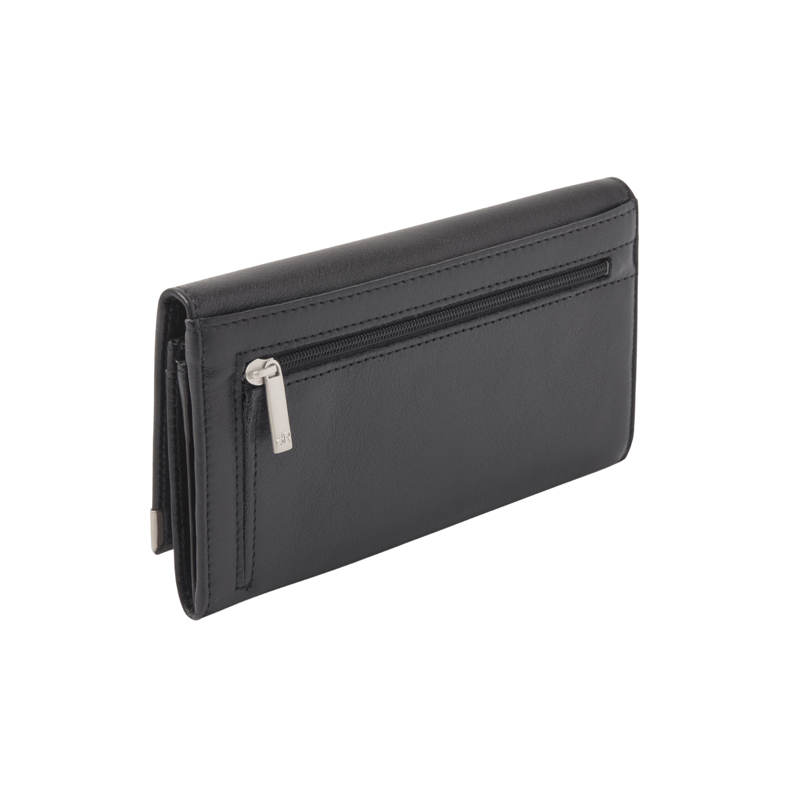 Damesportemonnee met overslag, RFID, 9 pasjes- en ritsvakken