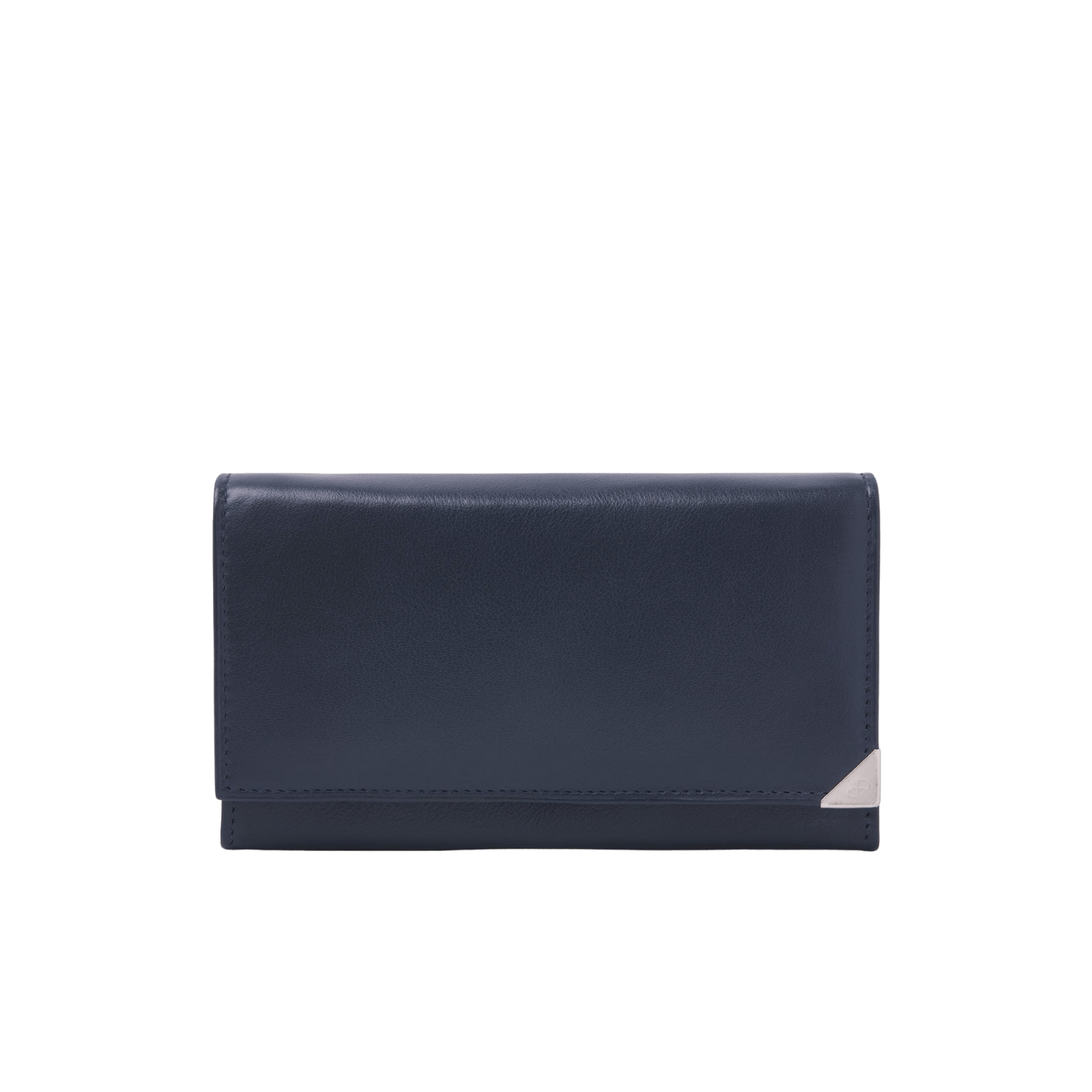 Damesportemonnee met rits, overslag en 7 pasjesvakken, leer