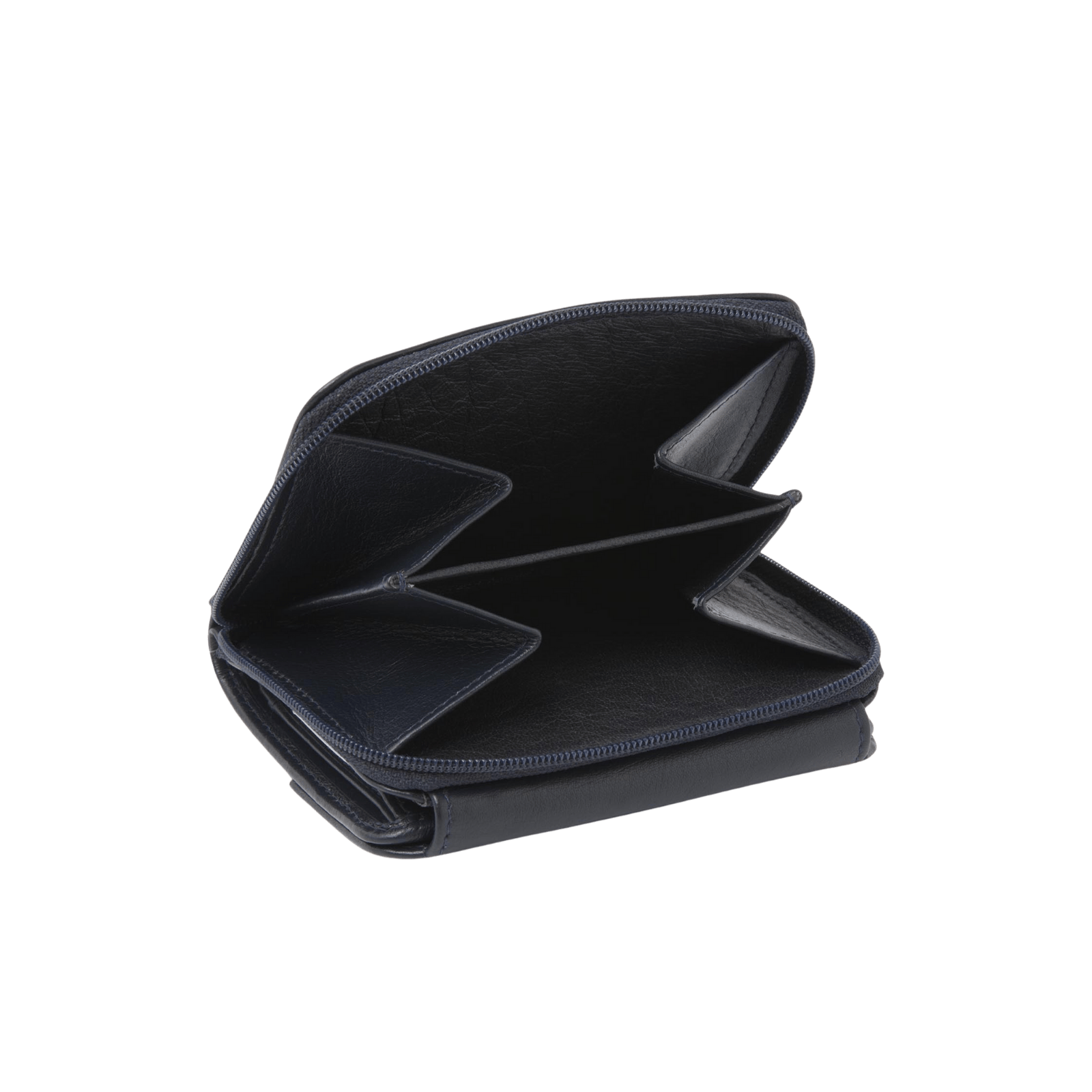 Damesportemonnee met rits, 8 pasjesvakken en RFID bescherming