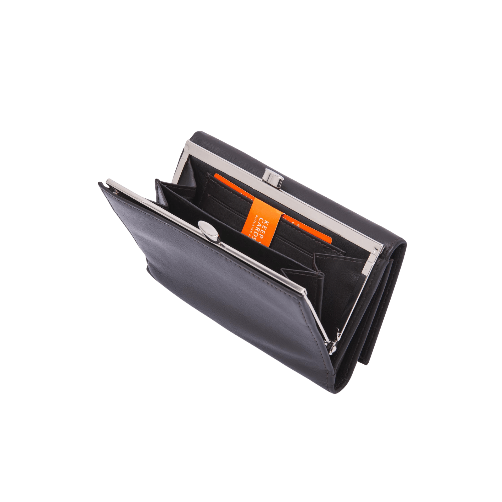 Klassieke Damesportemonnee voor 13 Pasjes, Munt- en Briefgeldvakken