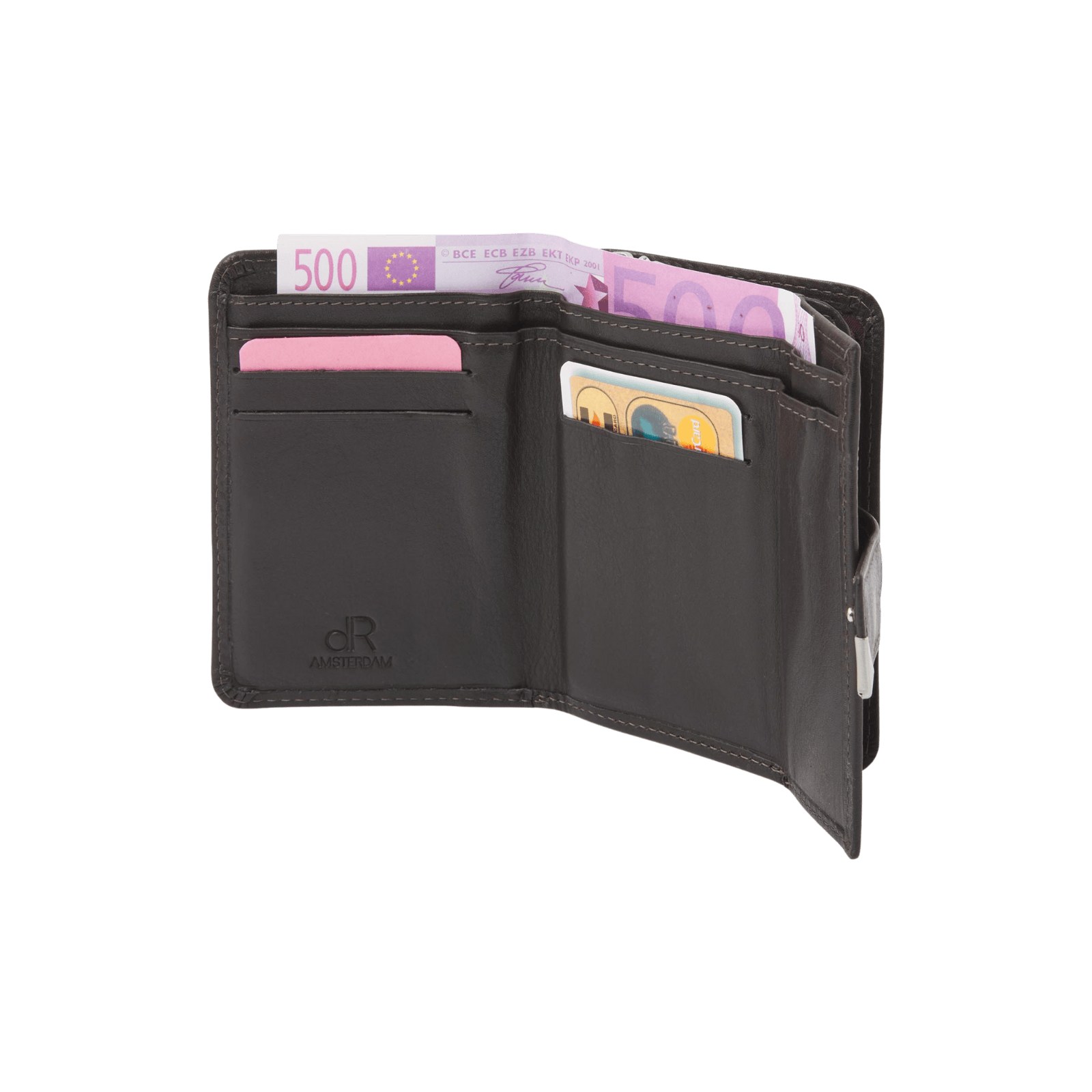 Herenportemonnee met ritssluiting, RFID, perfect cadeau voor mannen