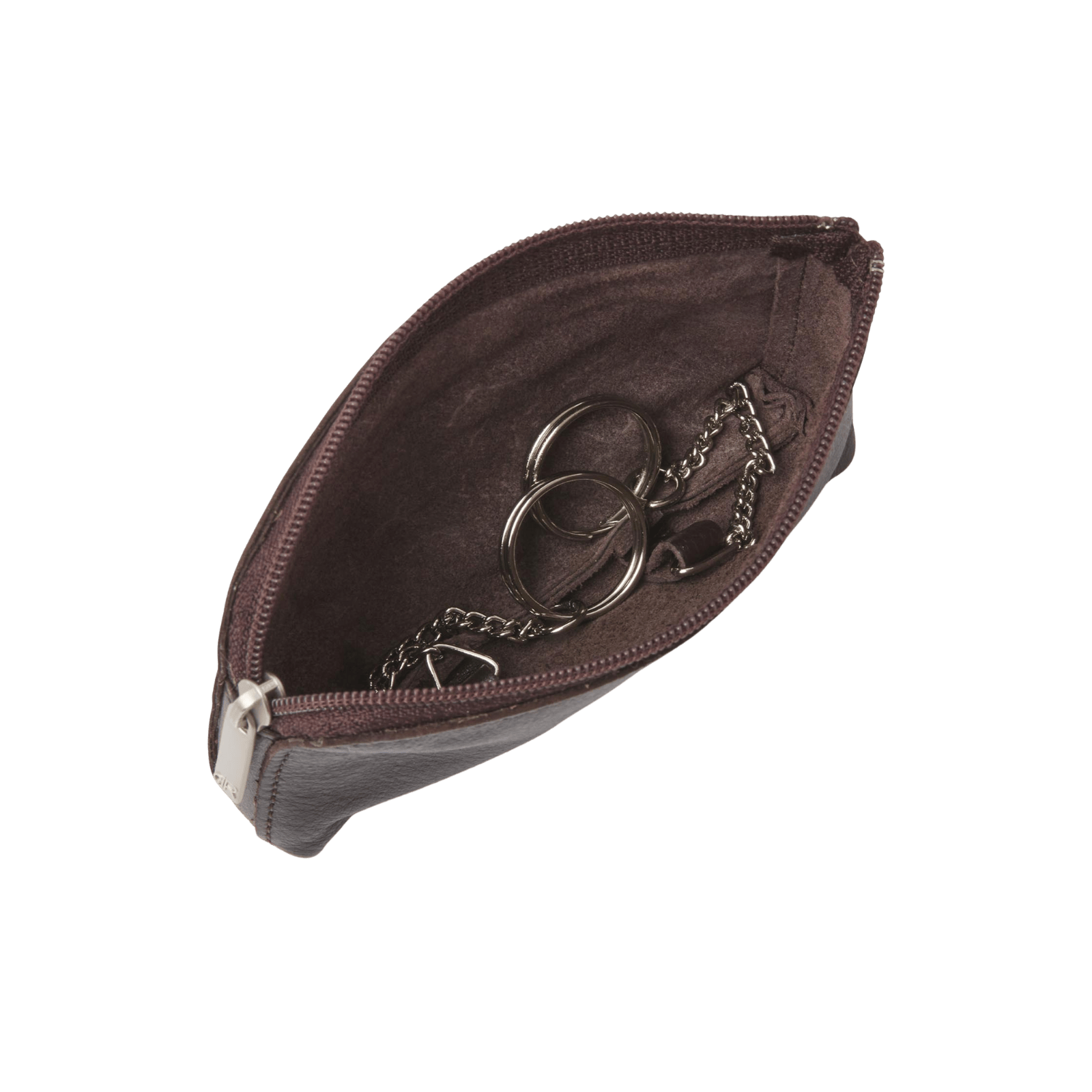 Sleutel-etui voor autosleutels, met rits en extra vakje voor geld