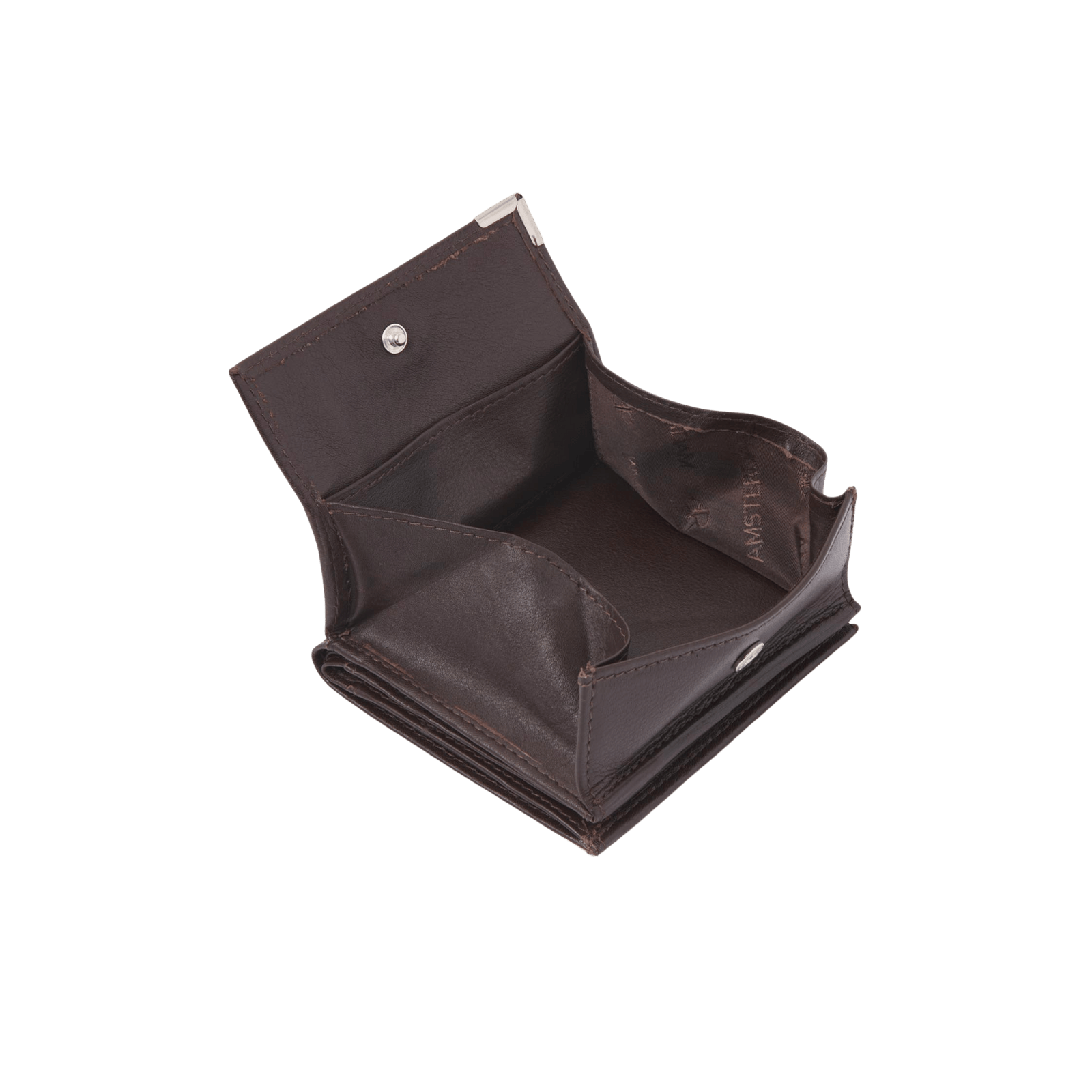 Billfold portemonnee voor heren, met RFID-bescherming en drukknop