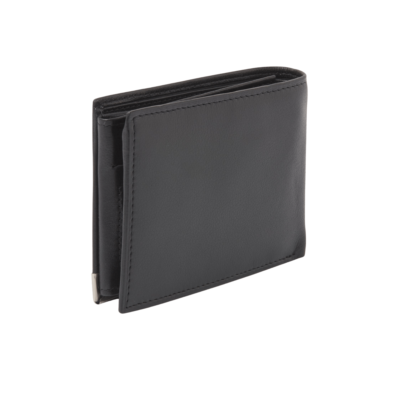 Portemonnee voor heren, billfold met RFID, 5 vakken en rits