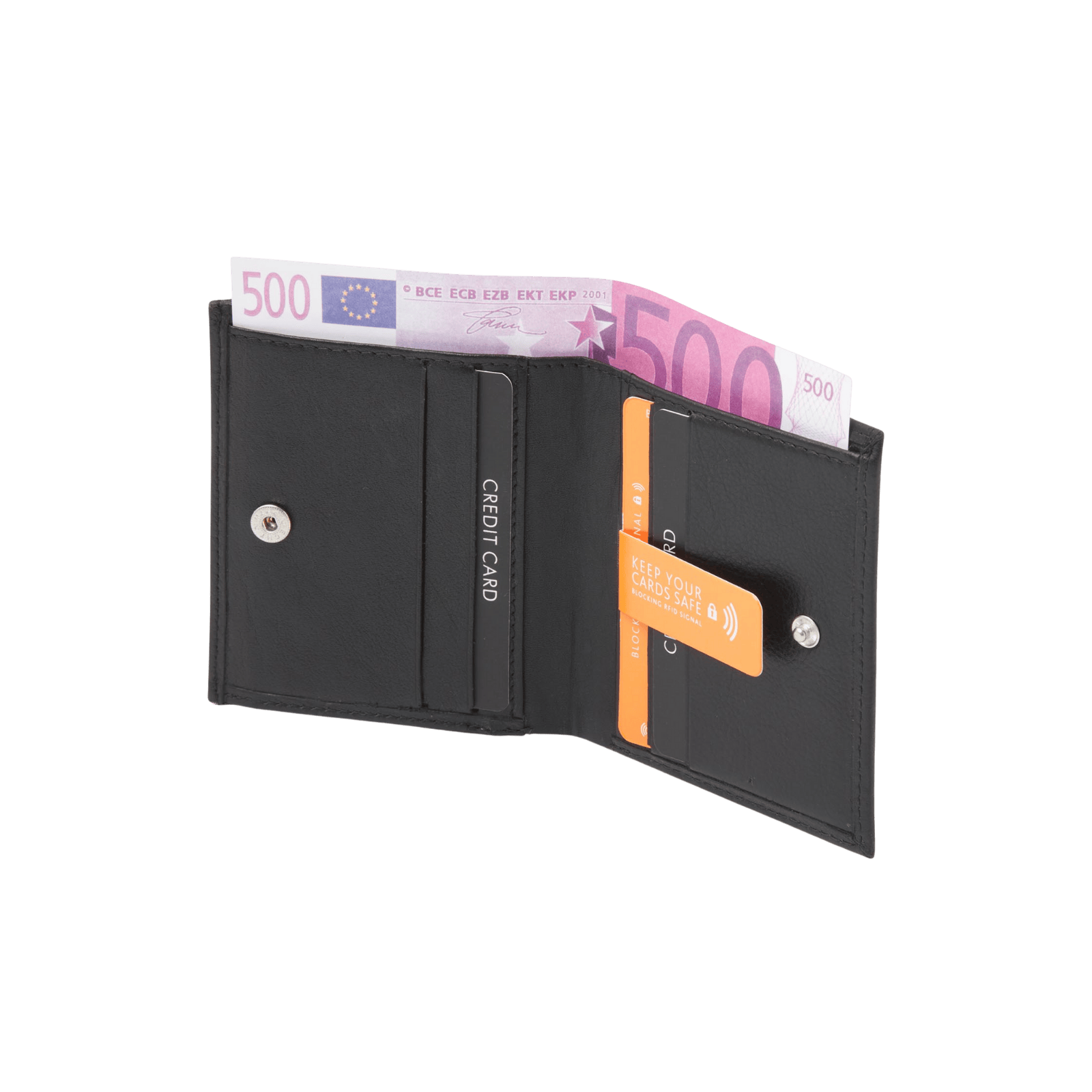 Dames portemonnee klein met RFID bescherming, compact en stijlvol