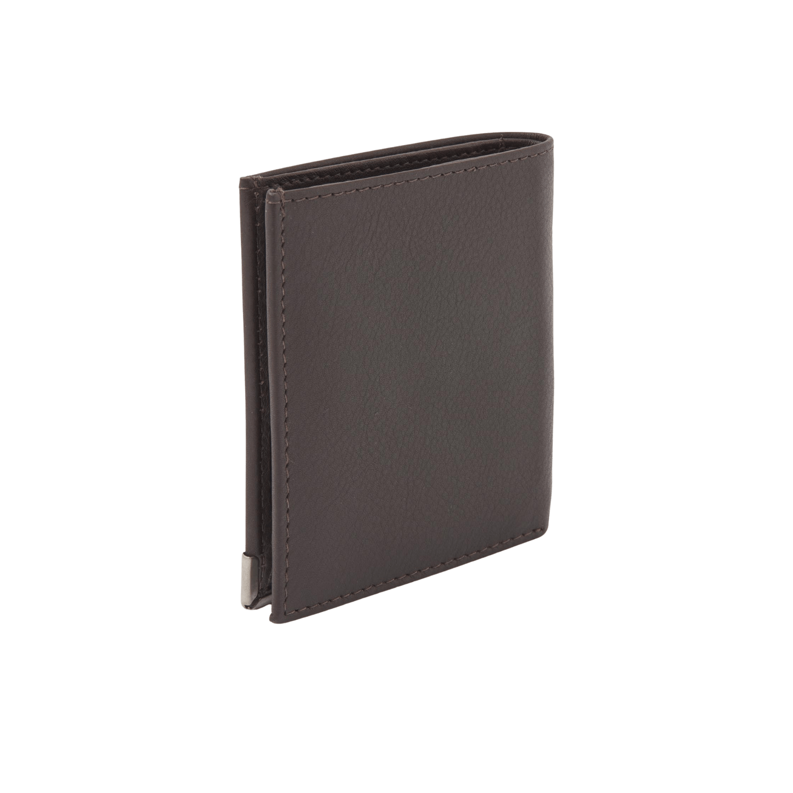 Billfold portemonnee heren, klein met drukknop en RFID bescherming