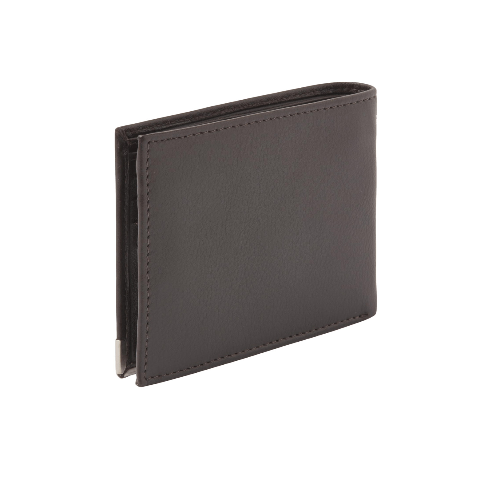 Compacte leren portemonnee voor mannen, met RFID-bescherming