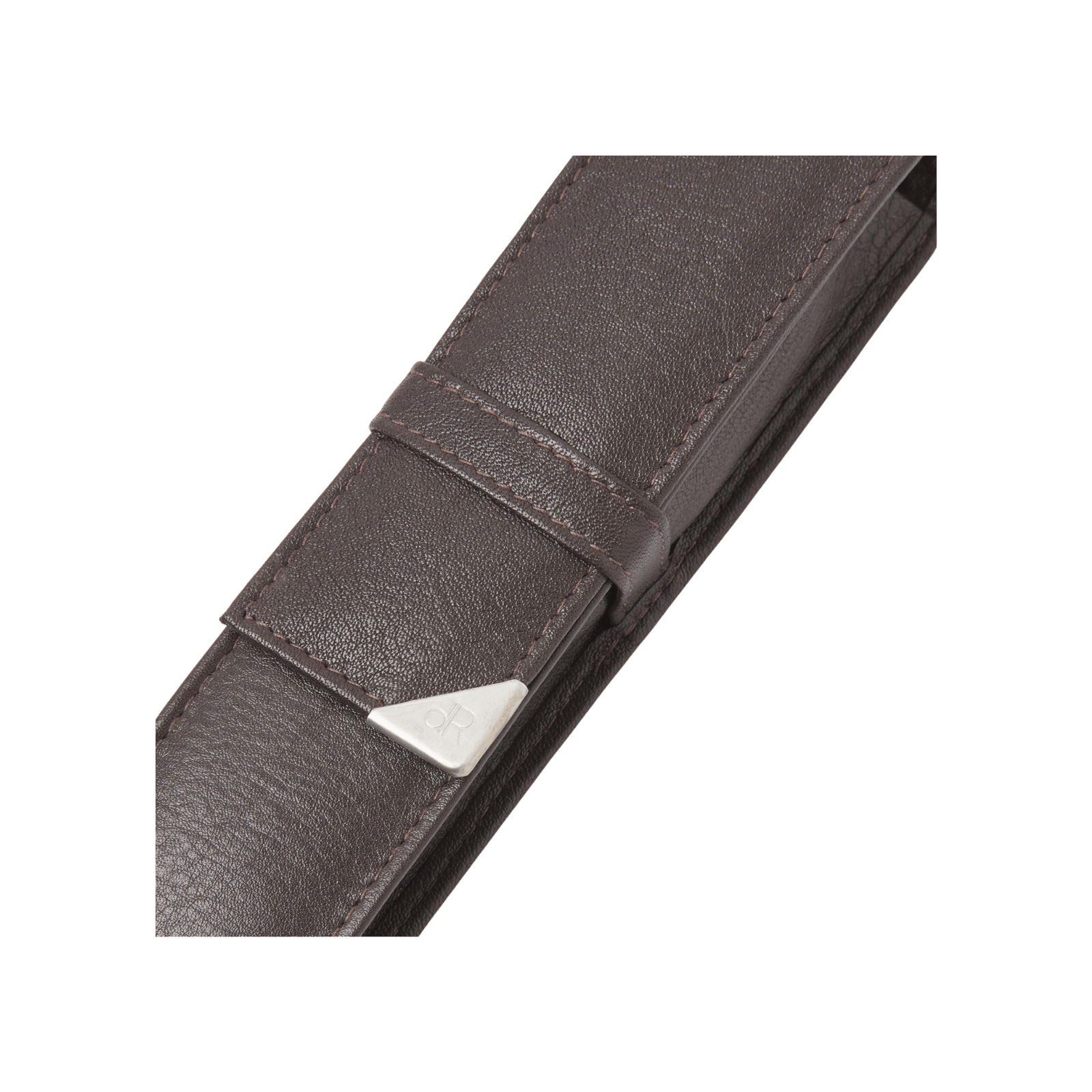 Pen etui leer voor 1 of meerdere pennen, luxe penhouder met klep en stijl