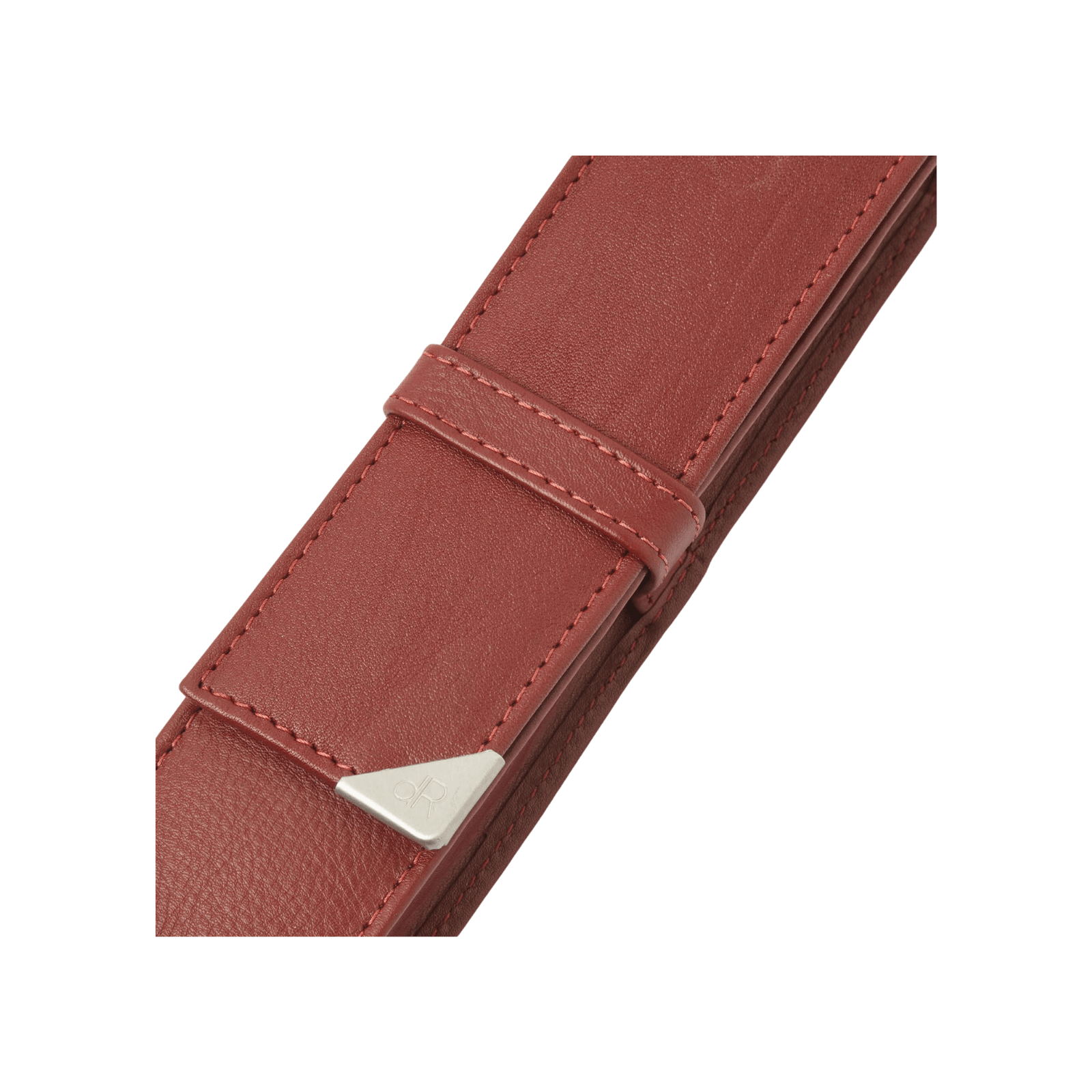 Pen etui leer voor 1 of meerdere pennen, luxe penhouder met klep en stijl