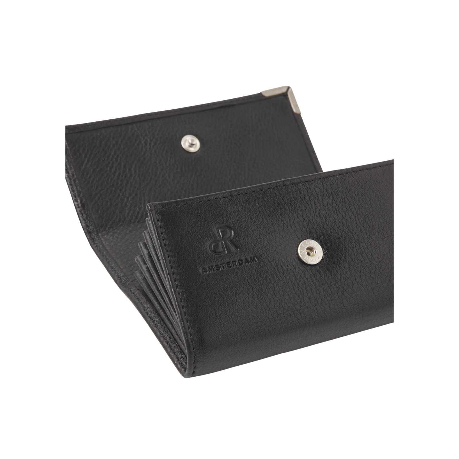 Creditcard-etui voor pasjeshouder, RFID-bescherming en drukknop