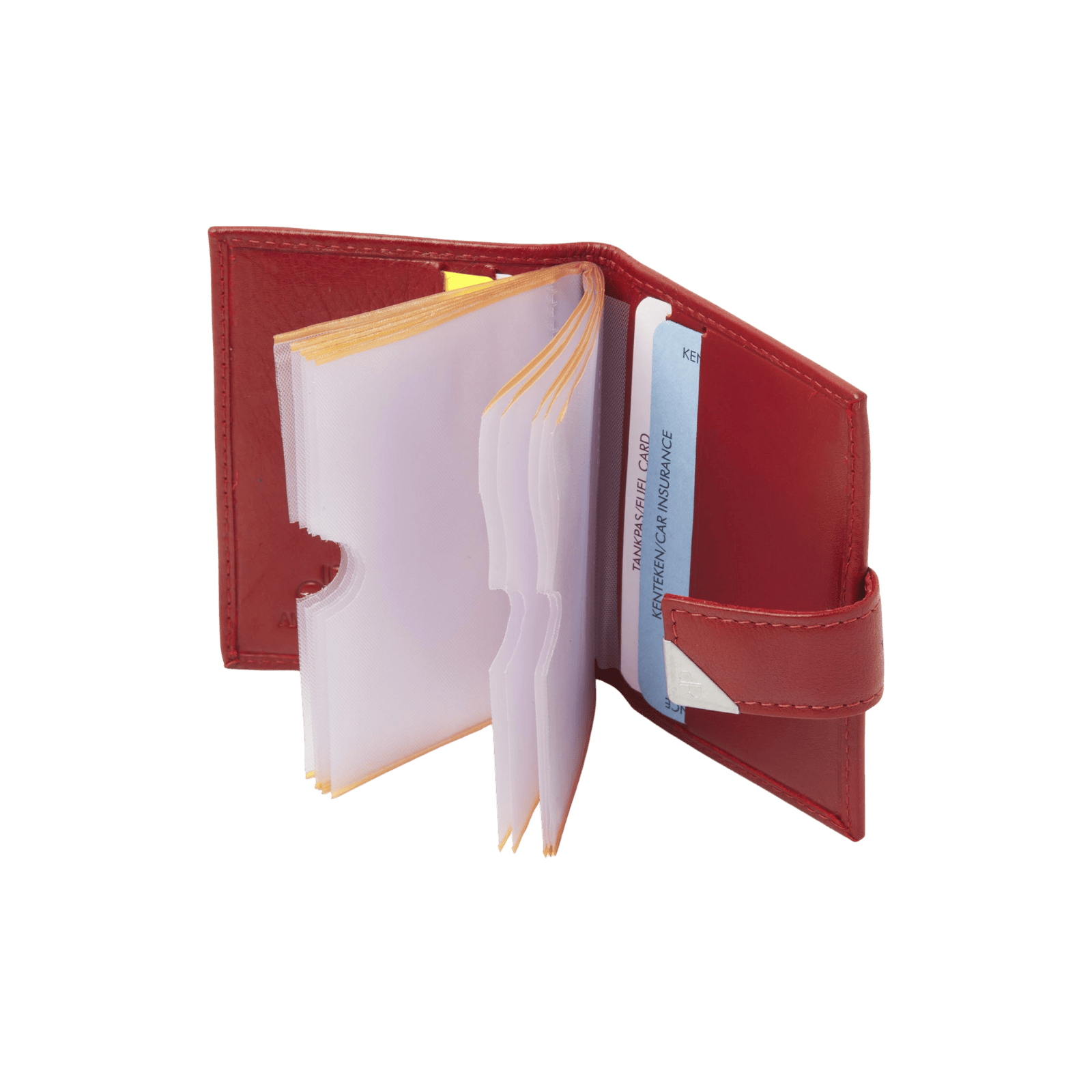 Creditcard-etui voor mannen, vrouwen, met RFID en druksluiting