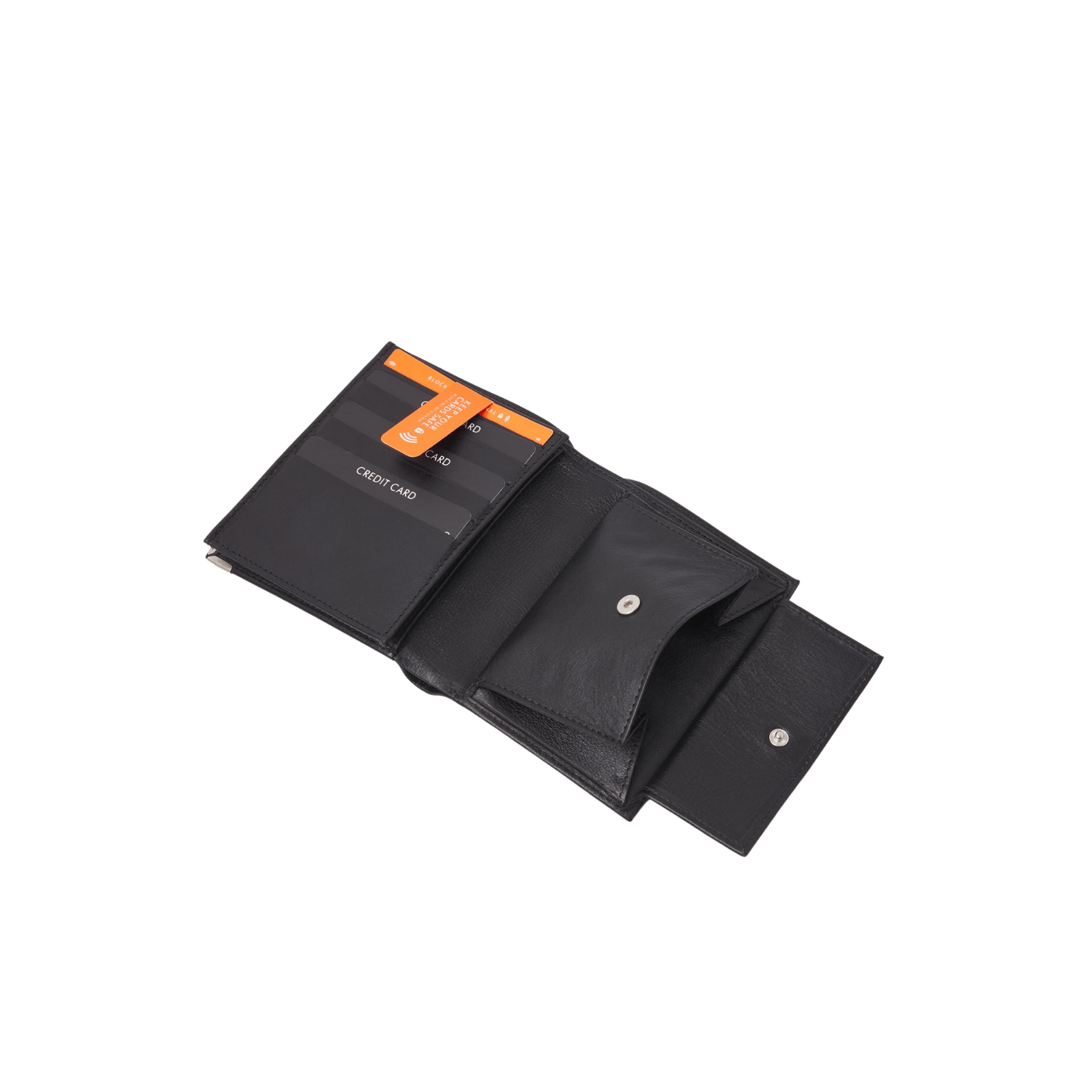 Portefeuille voor heren, met kaarthouders en RFID-bescherming