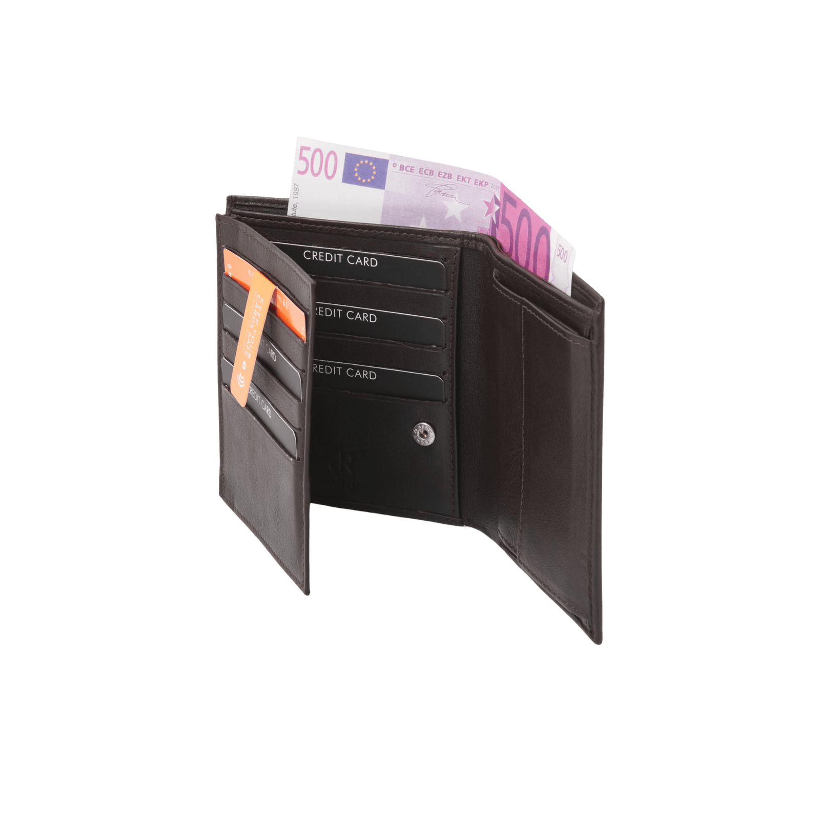 Portefeuille voor heren, met kaarthouders en RFID-bescherming