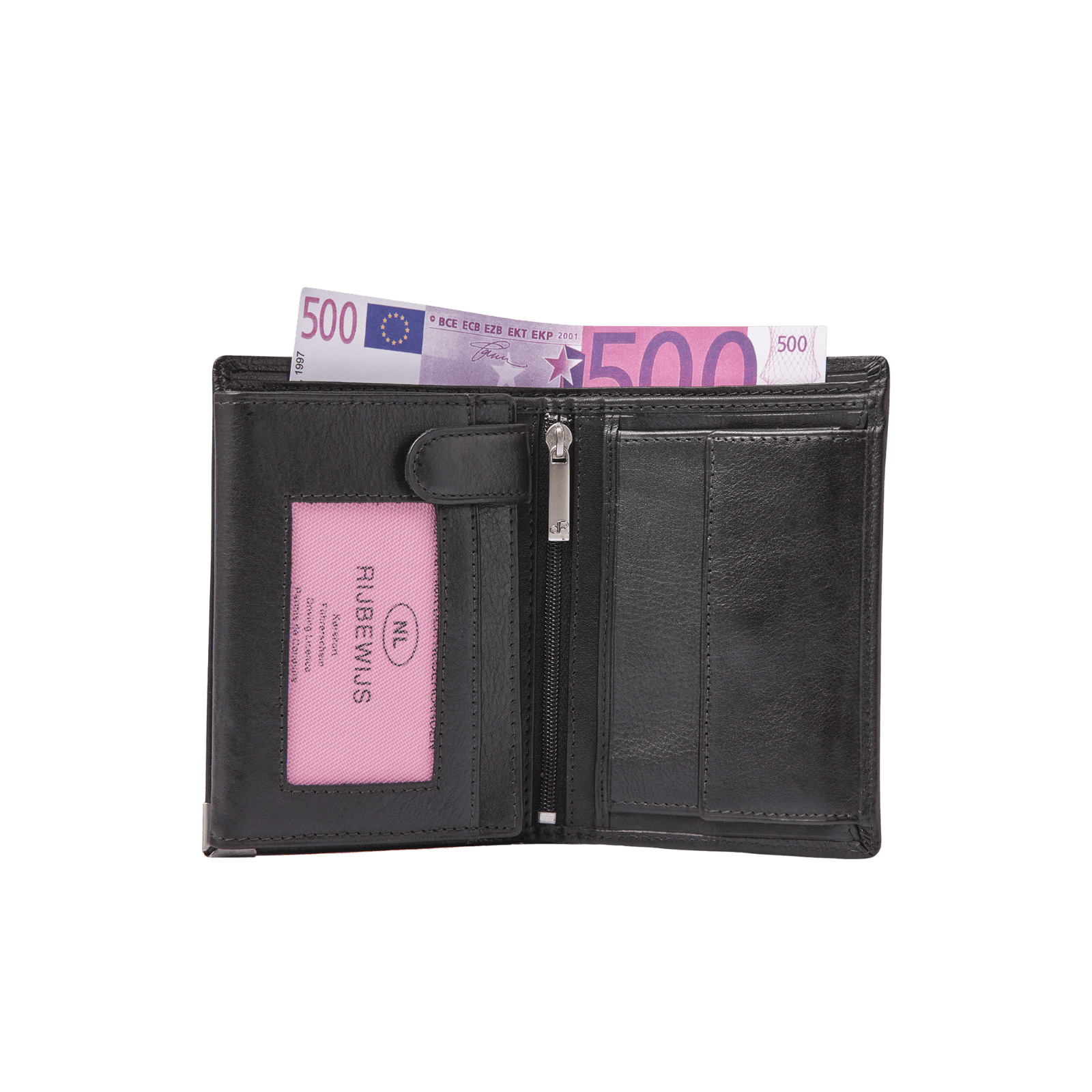 Portefeuille voor heren, met kaarthouders, RFID-bescherming, multifunctioneel