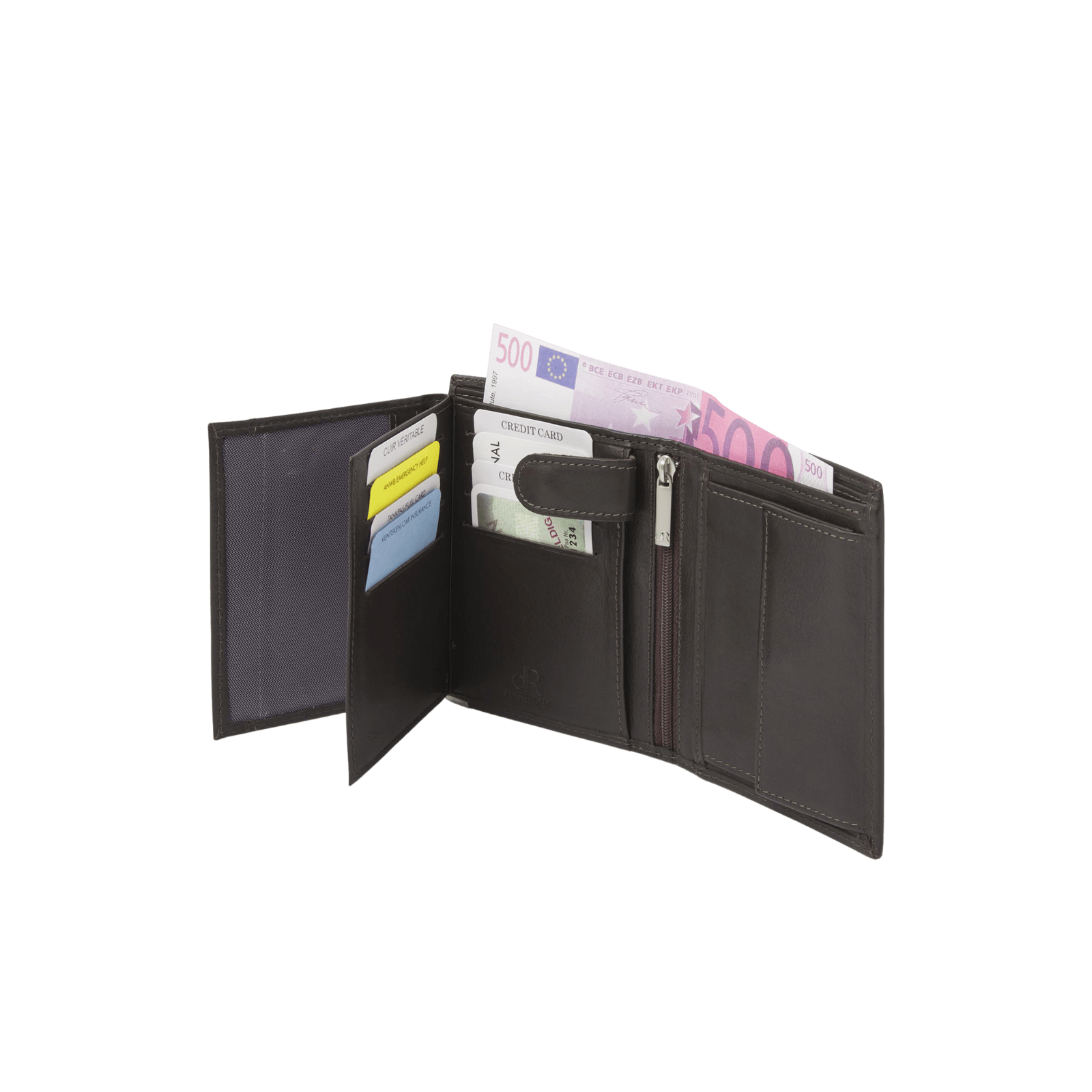 Portefeuille voor heren, met kaarthouders, RFID-bescherming, multifunctioneel