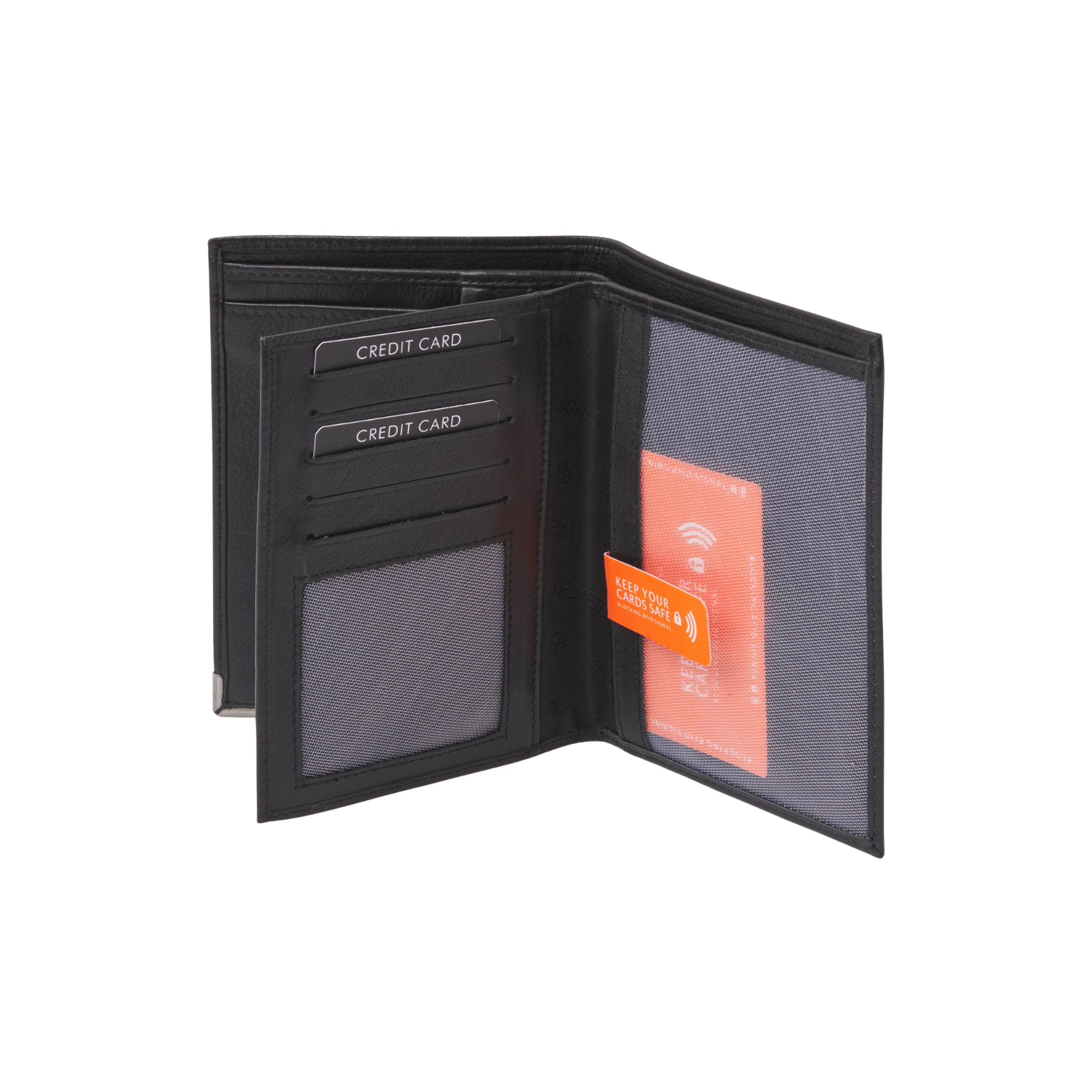 Herrenportemonnaie mit Kartenhaltern und RFID-Schutz