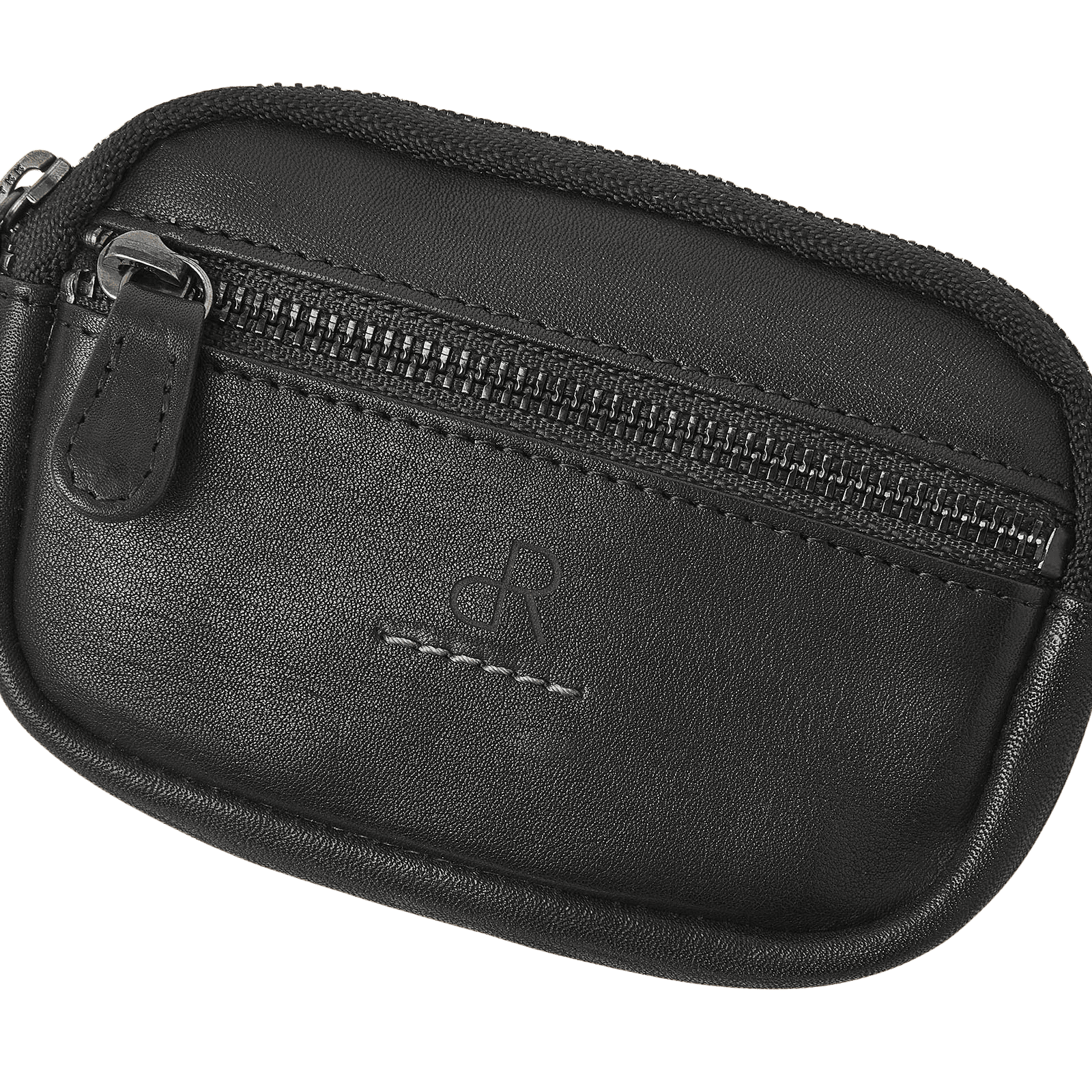 Sleutel-etui met rits, sleutelringen en RFID bescherming, compact