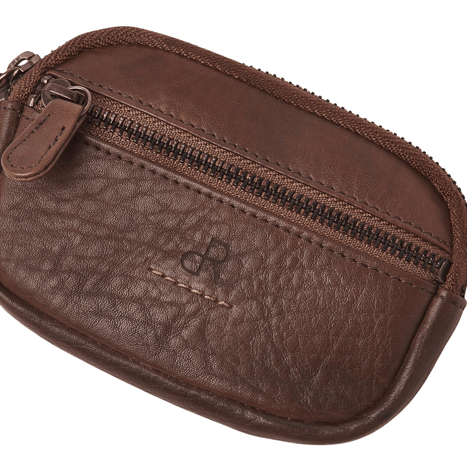 Sleutel-etui met rits, sleutelringen en RFID bescherming, compact