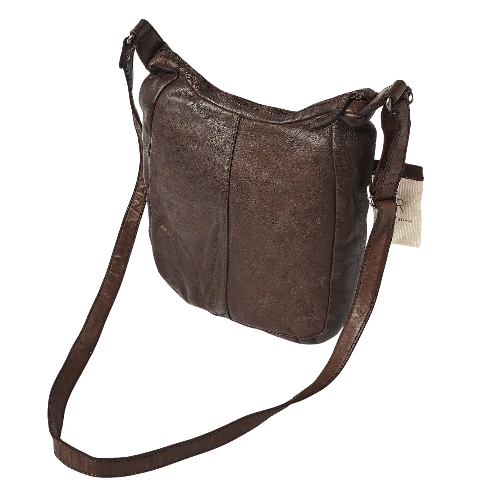 Leren schoudertas voor dames, crossbody tas en handtas met klasse