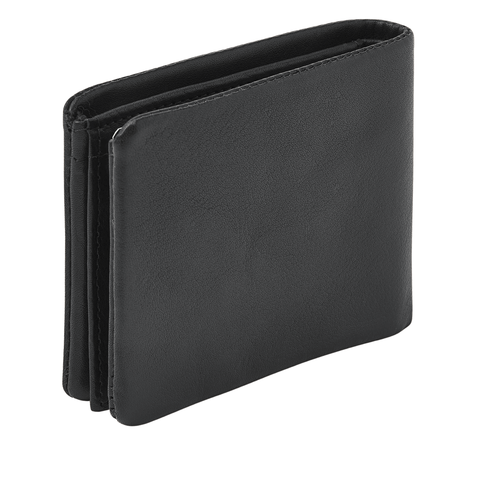 Leren Portemonnee voor Heren met Muntgeldvak, RFID en 6 Pasjesvakken