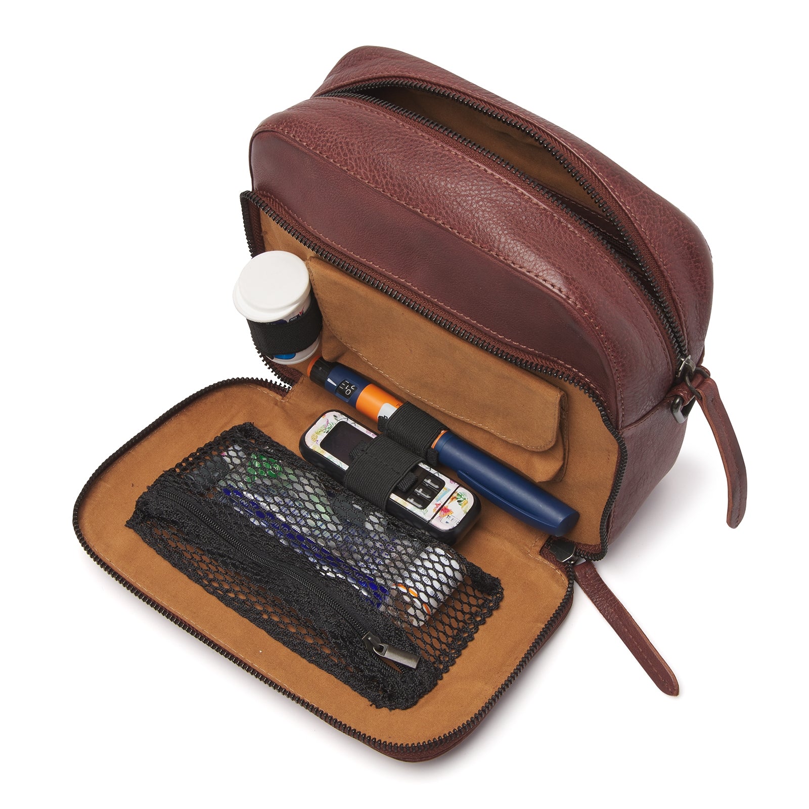 Diabetes schoudertas Emily veilige opberger