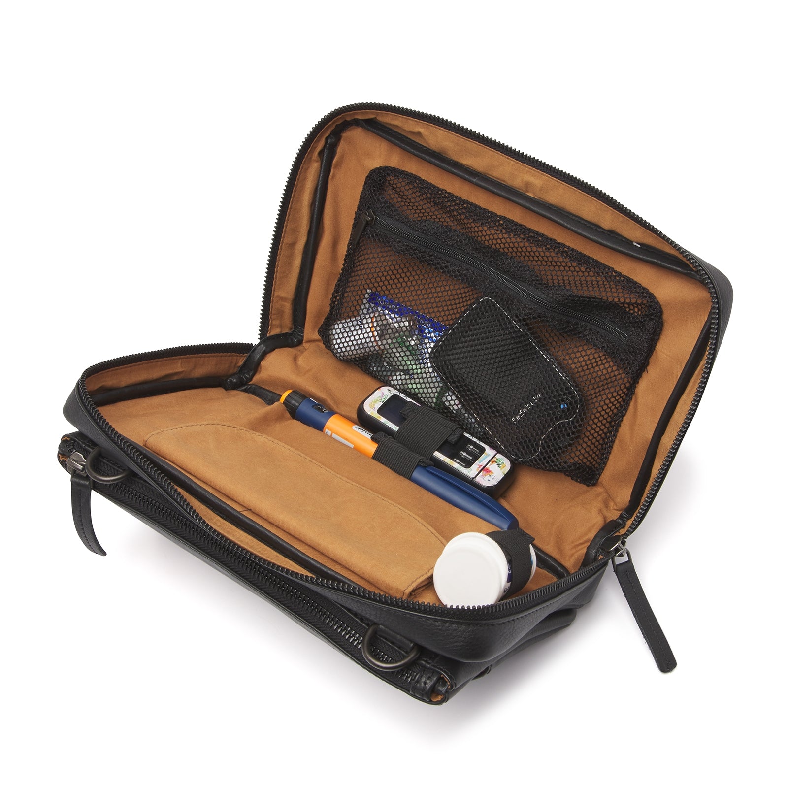 Diabetes schoudertas Marly compacte opbergtas