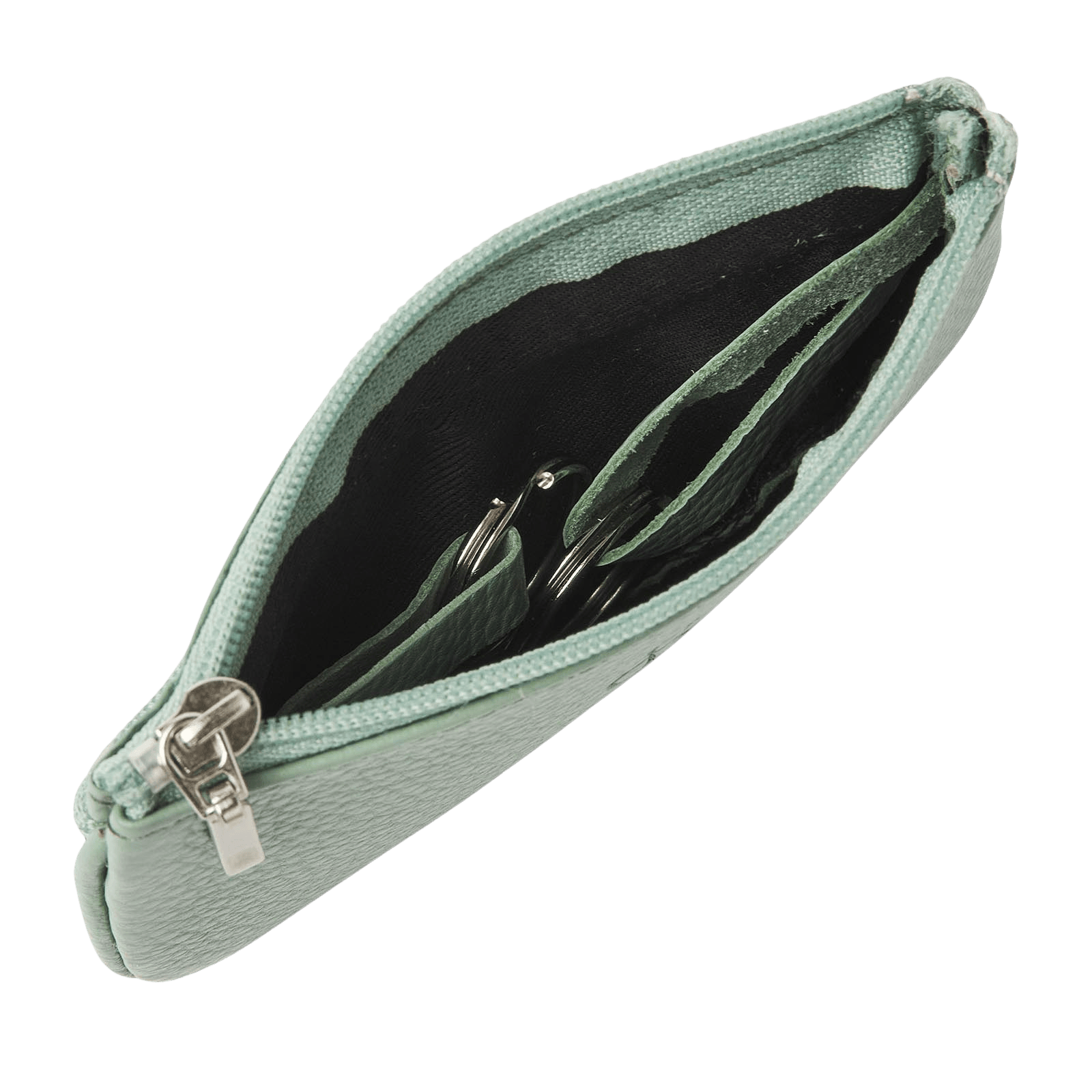 Sleutel-etui voor sleutels, organizer en portemonnee met rits