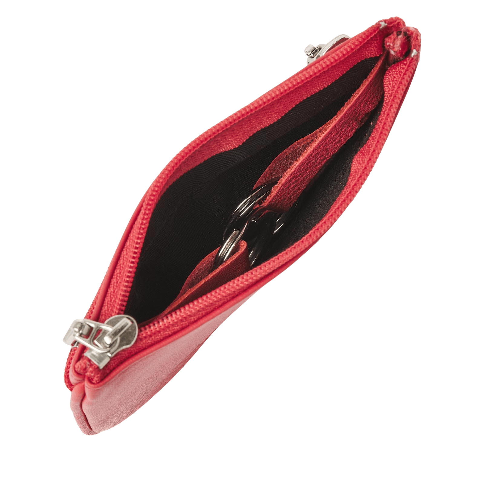 Sleutel-etui voor sleutels, organizer en portemonnee met rits