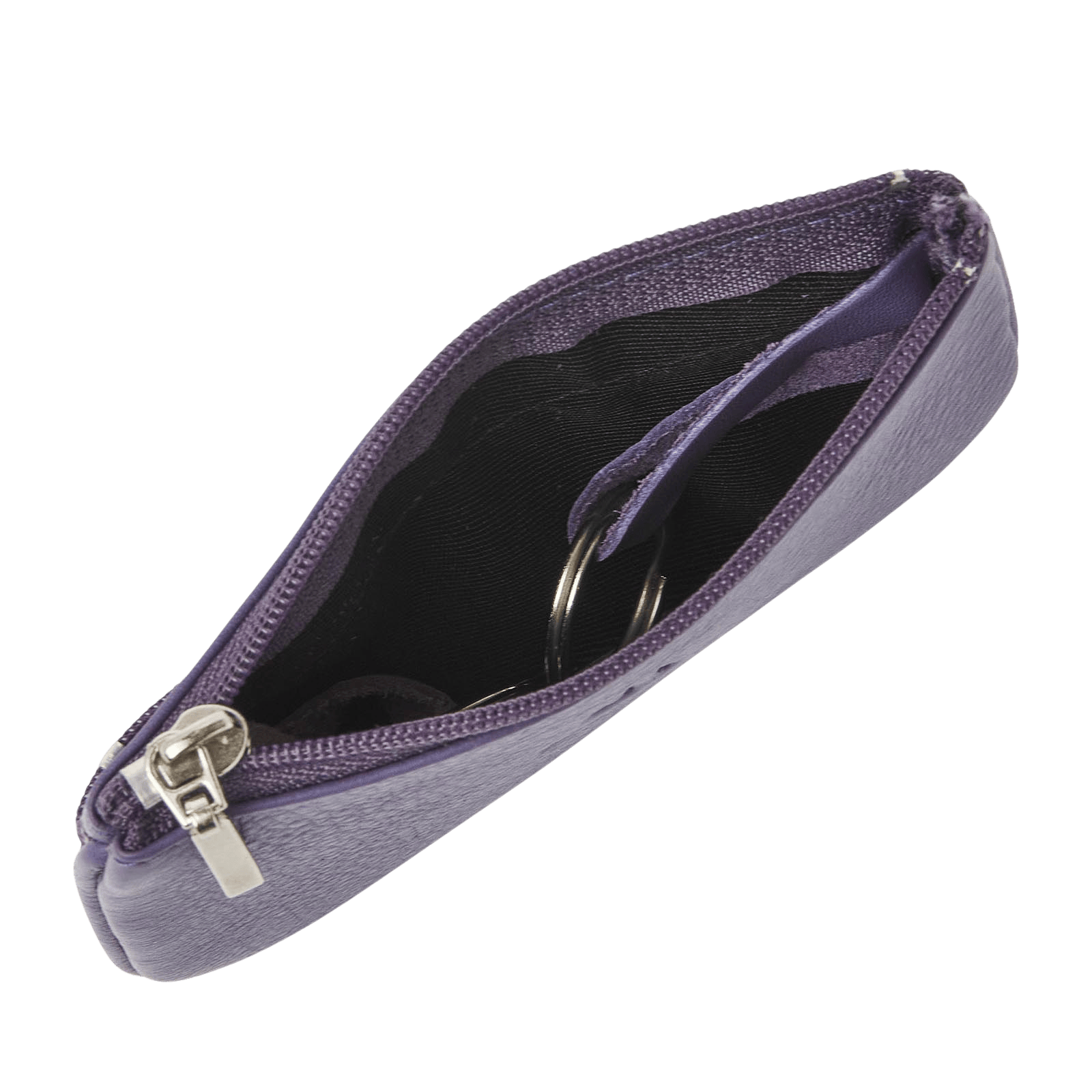 Sleutel-etui voor sleutels, organizer en portemonnee met rits