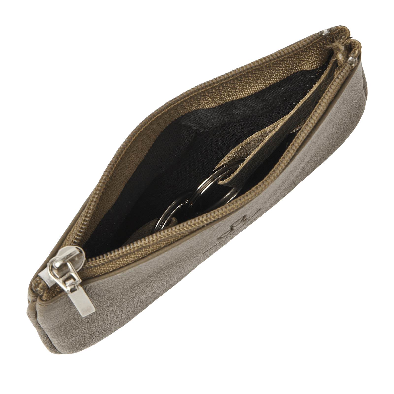 Sleutel-etui voor sleutels, organizer en portemonnee met rits