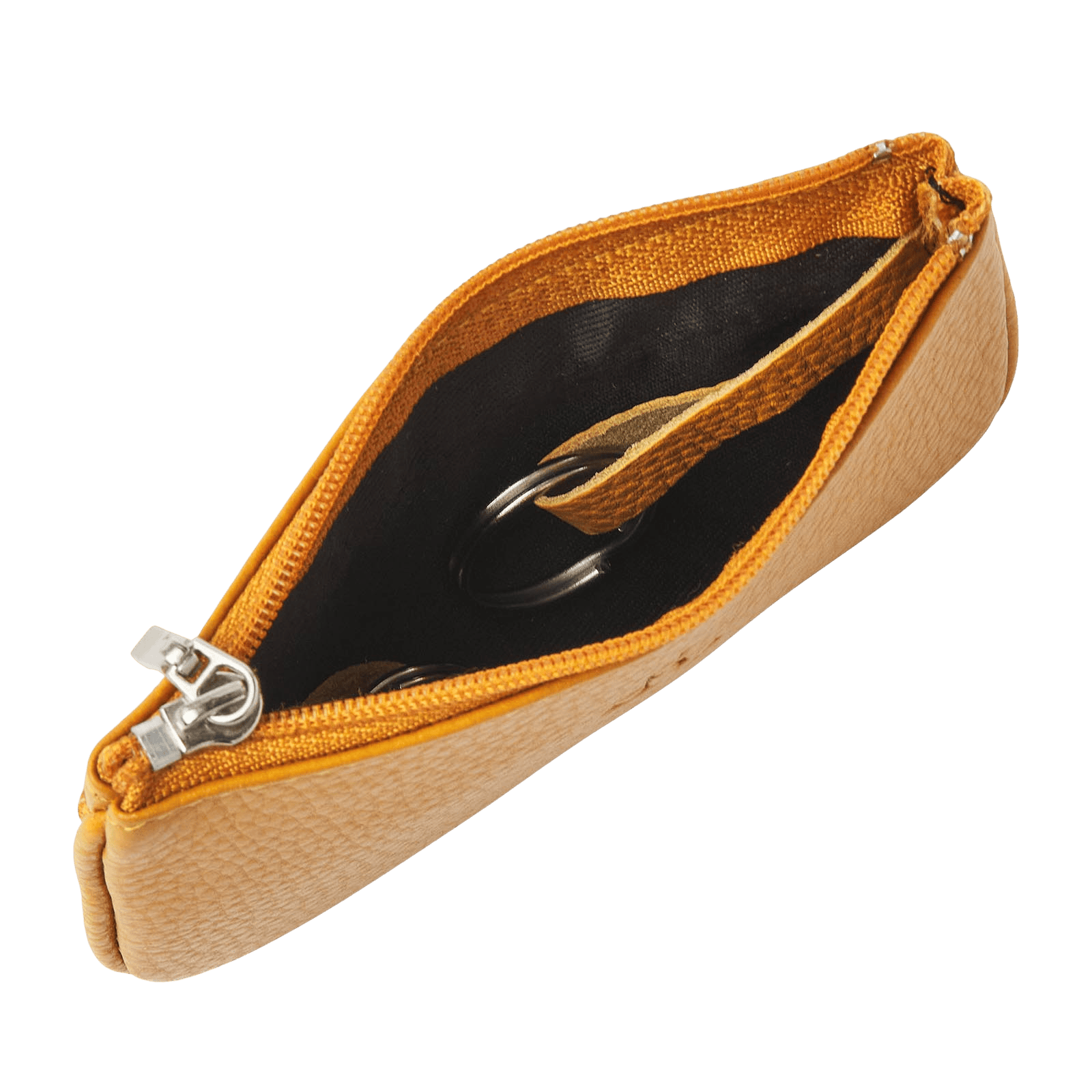 Sleutel-etui voor sleutels, organizer en portemonnee met rits